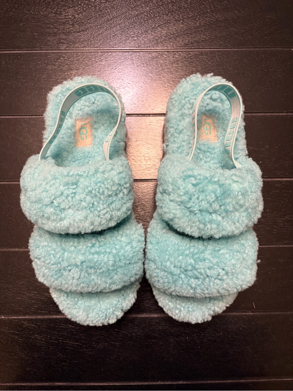 UGG Women’s Aqua Fuzzy Slide Sandals